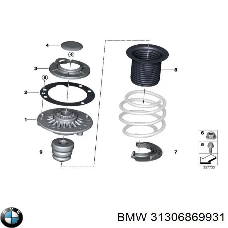 Болт переднего рычага, нижнего BMW 31306869931 цена, от 3.95 USD
