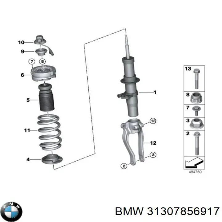 31307856917 BMW 