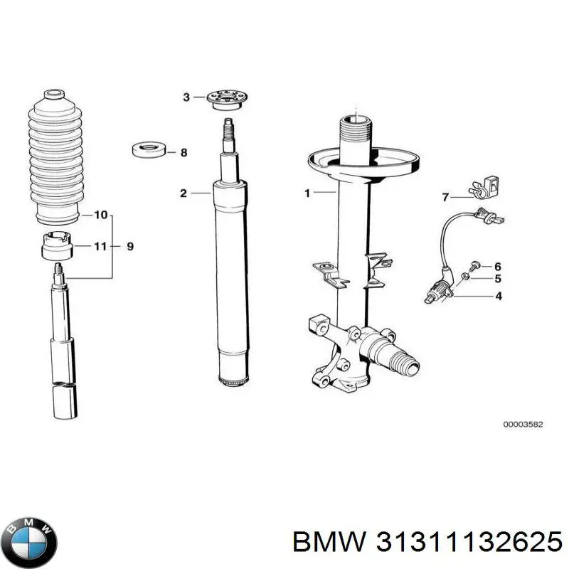 Купить 31311132625 BMW 