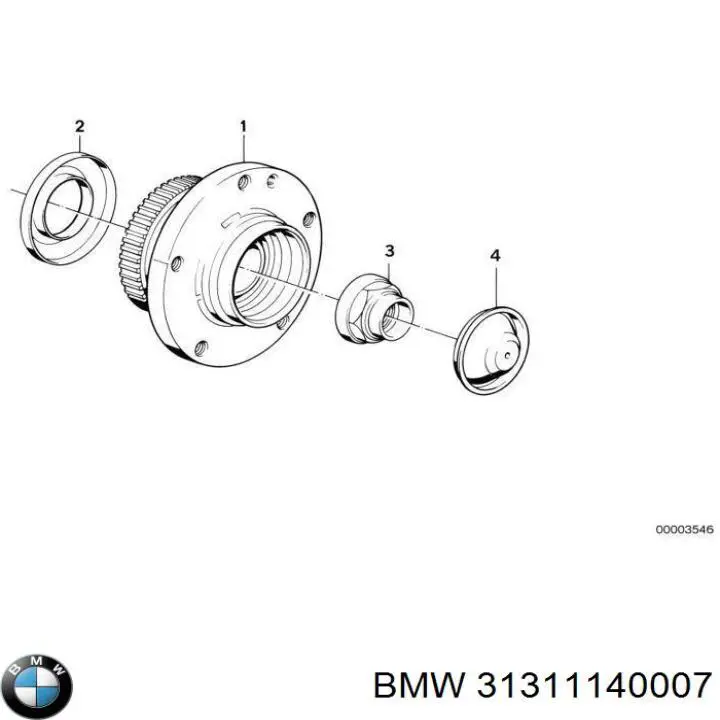 Купить 31311140007 BMW Амортизатор подвески передний левый