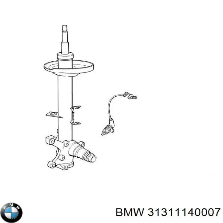 Амортизатор передний левый 31311140007 BMW