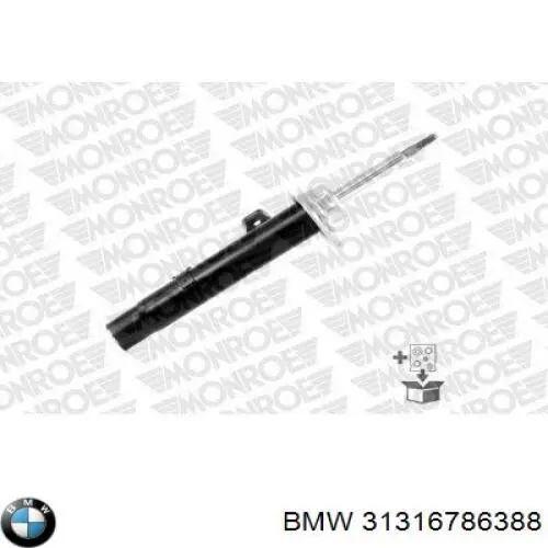 31316786388 BMW Амортизатор передней подвески правый