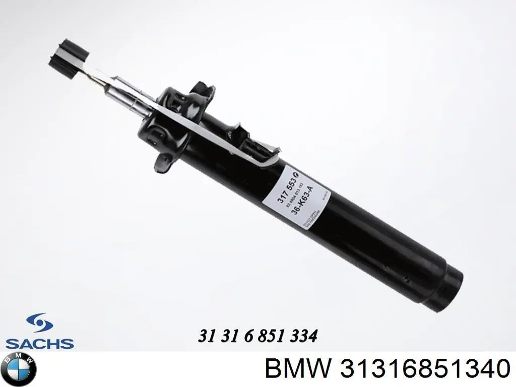 Амортизатор подвески передний левый BMW 31316851340 цена, от 129.19 USD