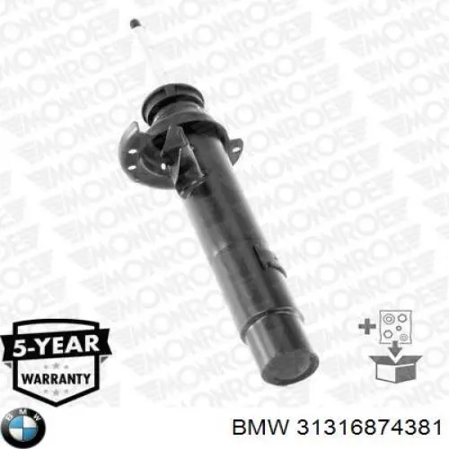 Стойка амортизатора передняя BMW 31316874381 цена, от 65.74 USD