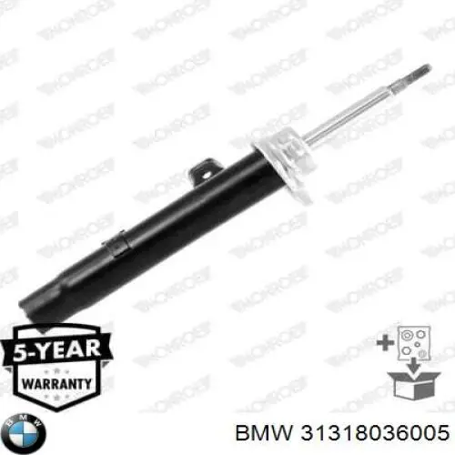 Амортизатор передней подвески левой BMW 31318036005 цена, от 71.24 USD