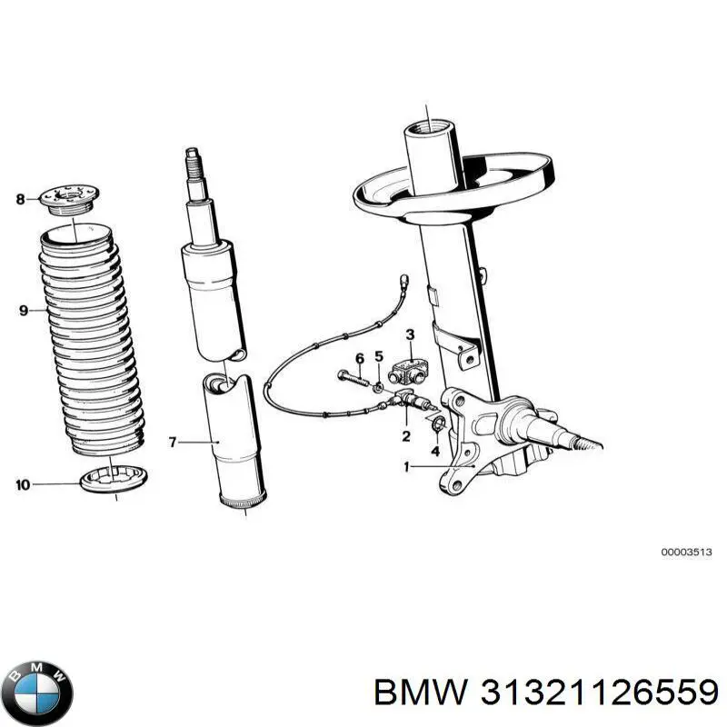 31321126559 BMW амортизатор передний