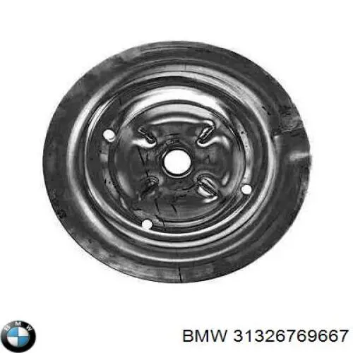 Placa De Metal Superior Delantera De El Resorte / Caja De Muelle 31326769667 BMW