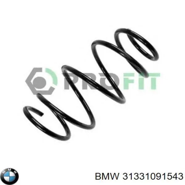 31331091543 BMW Пружина передней подвески