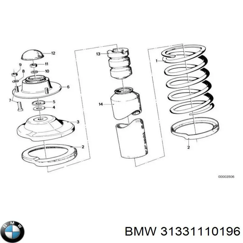 Купить 31331110196 BMW 
