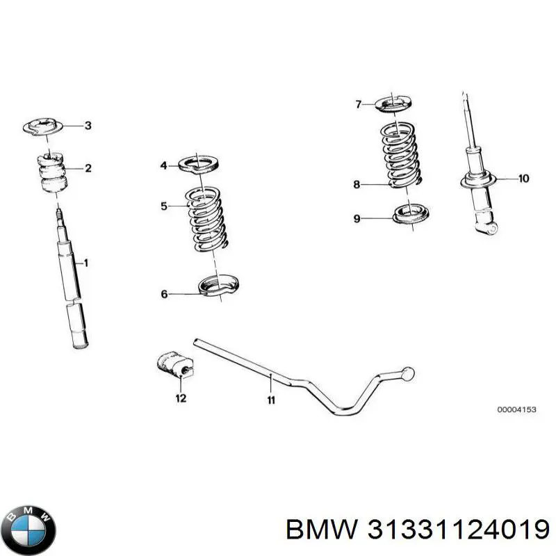 Передняя пружина 818080 Boge