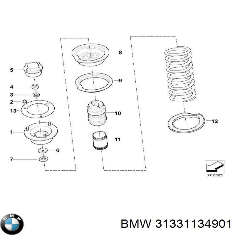Купить 31331134901 BMW Опорный подшипник амортизатора