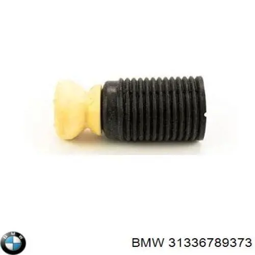 31336789373 BMW pára-choque (grade de proteção de amortecedor dianteiro + bota de proteção)