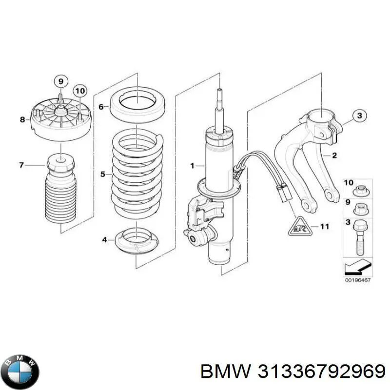 31336792969 BMW mola dianteira