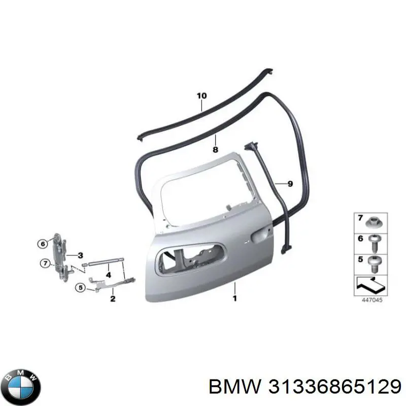 Купить 31336865129 BMW Буфер (отбойник) амортизатора переднего + пыльник