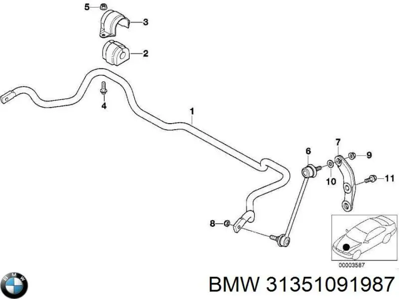  31351091987 BMW