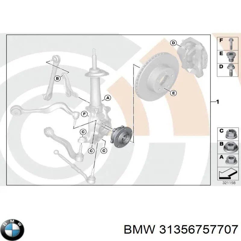  BMW 31356757707 цена, от 3.47 USD