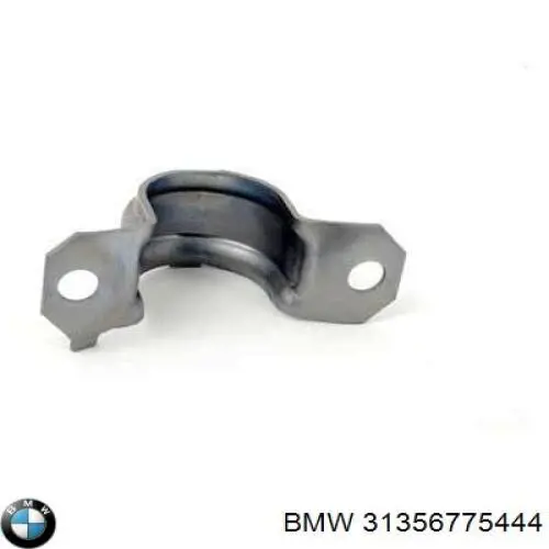 31356775444 BMW braçadeira de fixação da bucha de estabilizador dianteiro