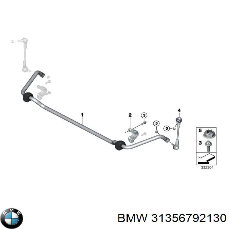 31356792130 BMW estabilizador dianteiro