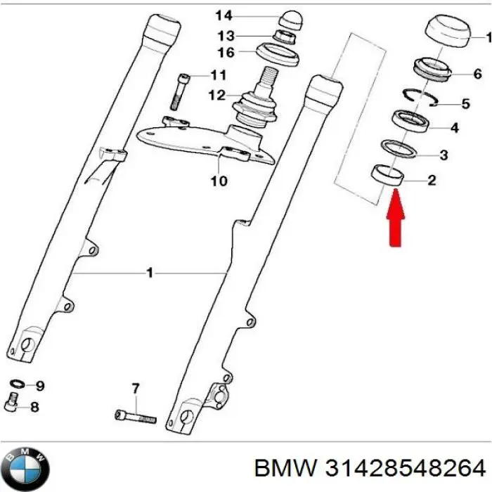 Купить 31428548264 BMW 