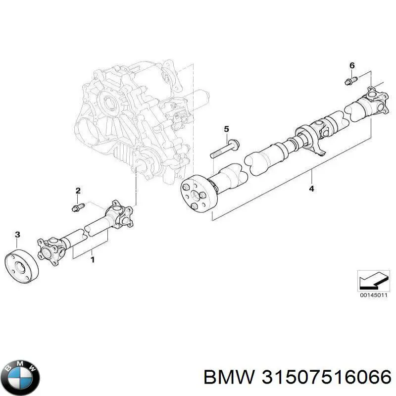Купить 31507516066 BMW Втулка механизма переключения передач