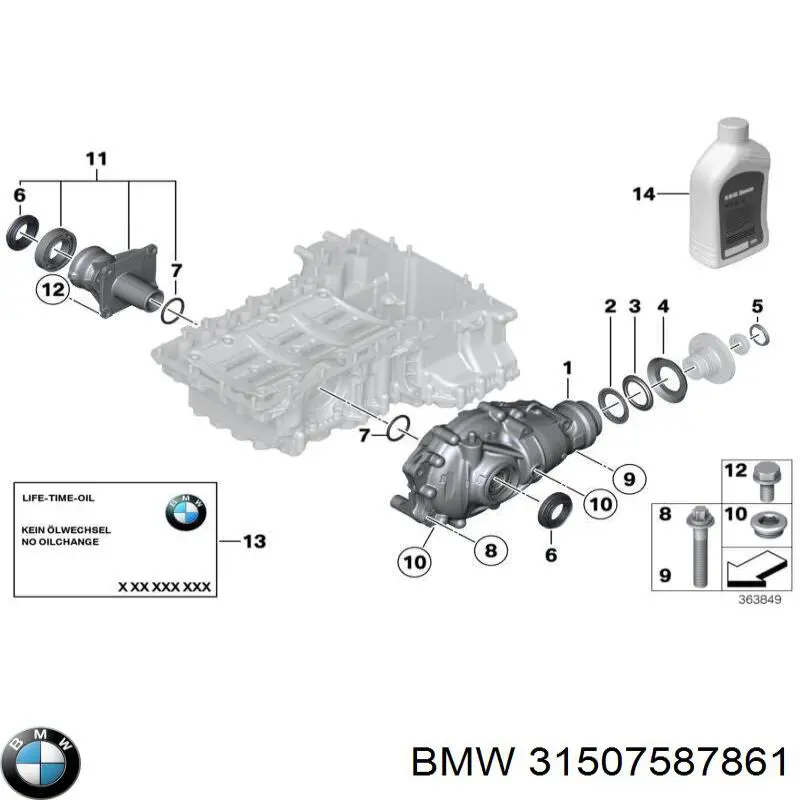  BMW 31507587861 цена, от 121.38 USD