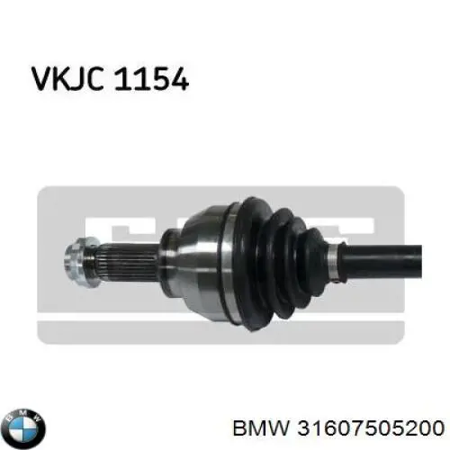 Правая полуось 31607505200 BMW
