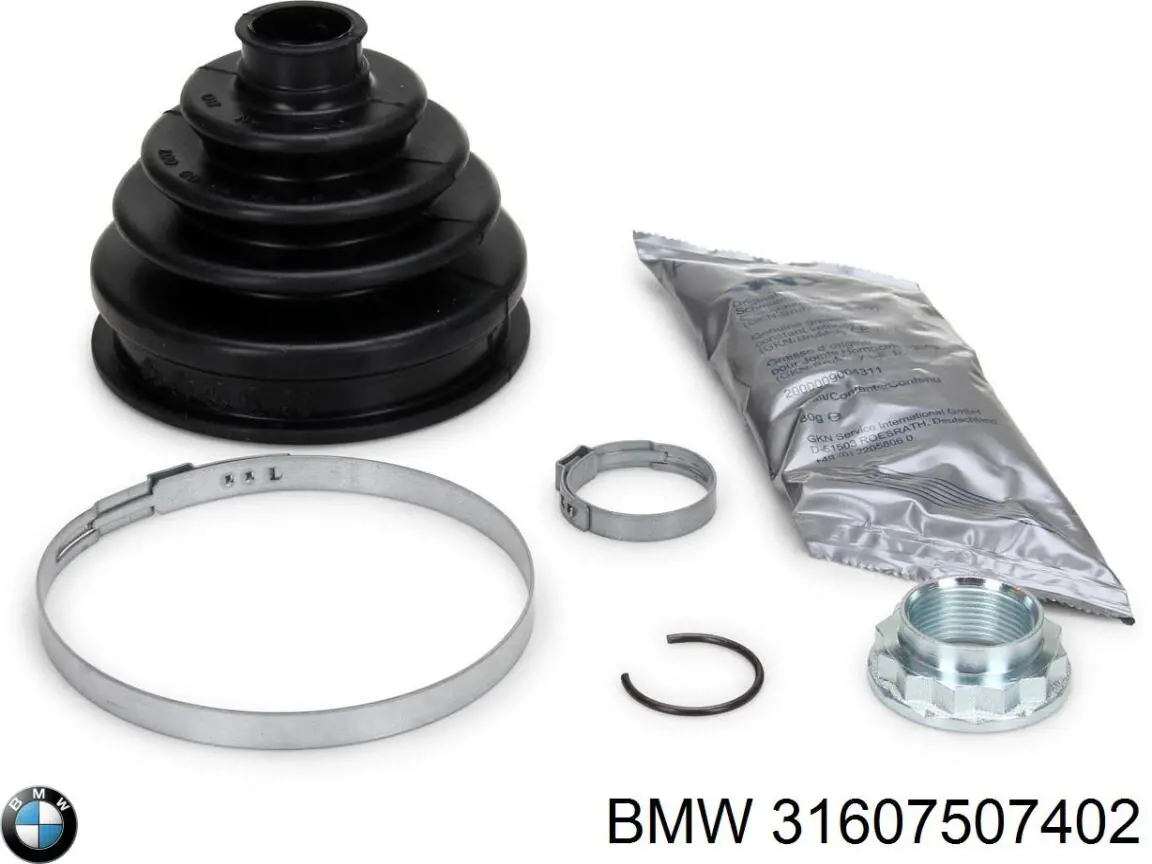 Compre 31607507402 BMW Bota de proteção externa de junta homocinética do semieixo dianteiro