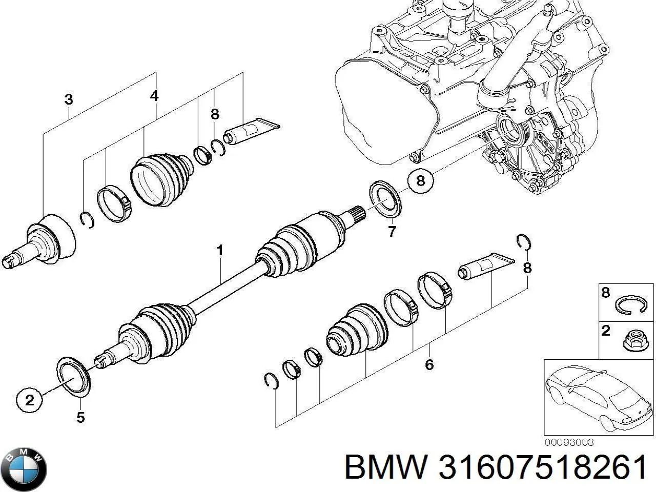  31607518261 BMW