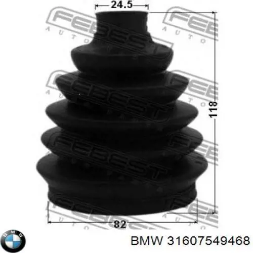 Чехол шруса BMW 31607549468 цена, от 16.29 USD