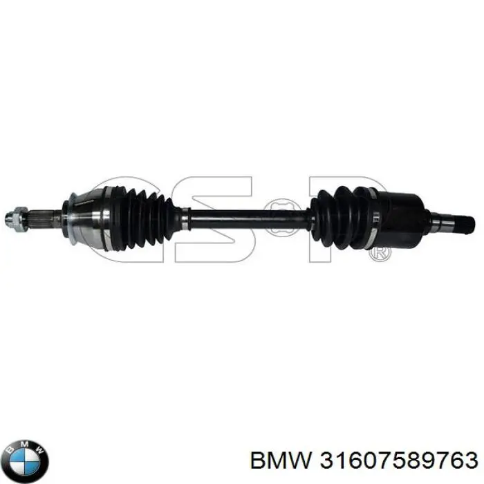 Полуось (привод) передняя левая 31607589763 BMW