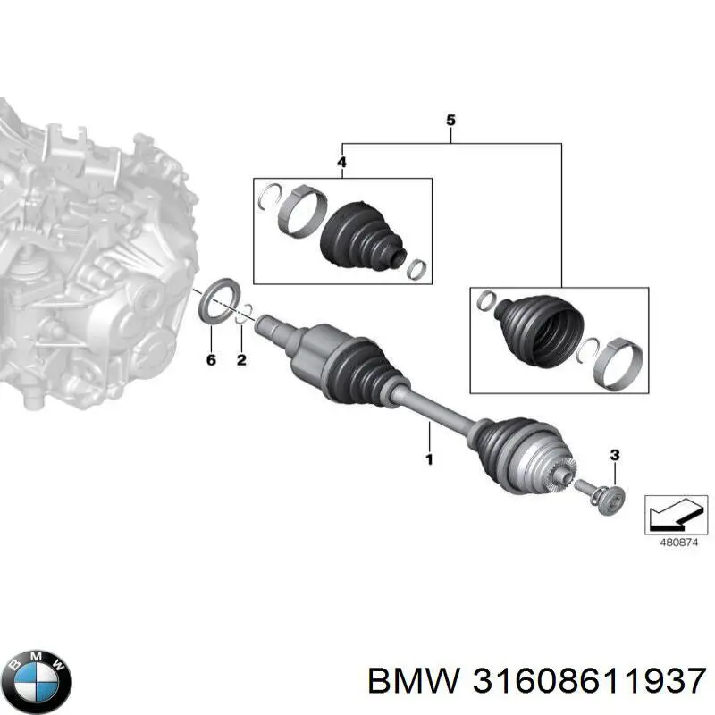 31608611937 BMW 