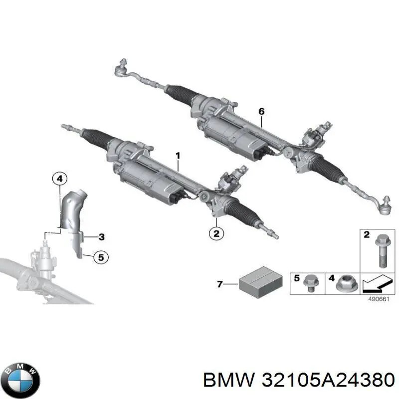 Рулевая рейка на BMW X3 F25