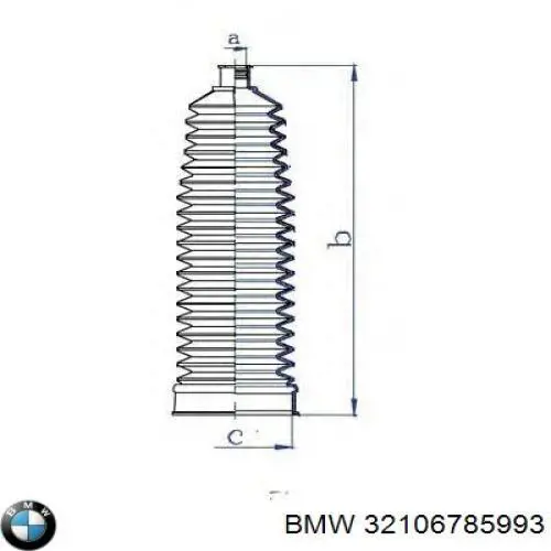 Пыльник тяги BMW 32106785993 цена, от 48.28 USD