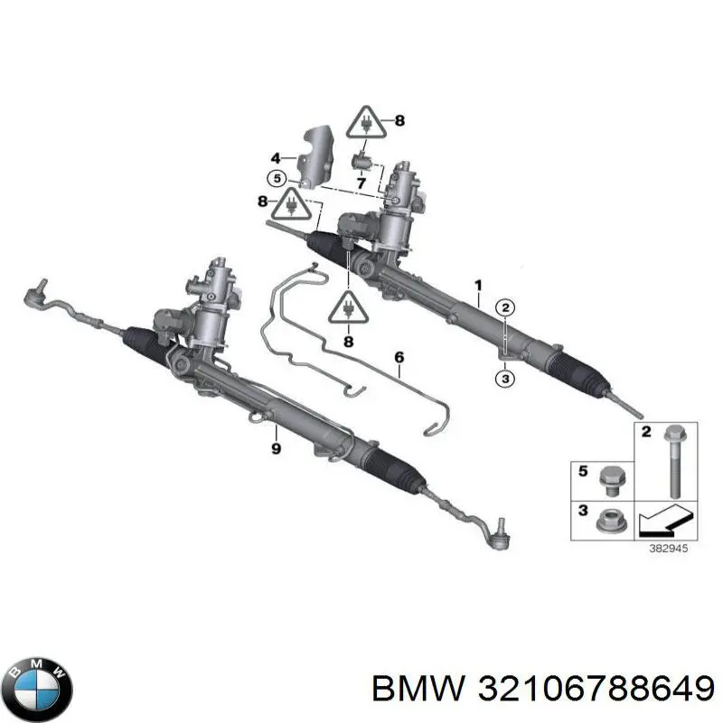 32136764720 BMW рулевая рейка