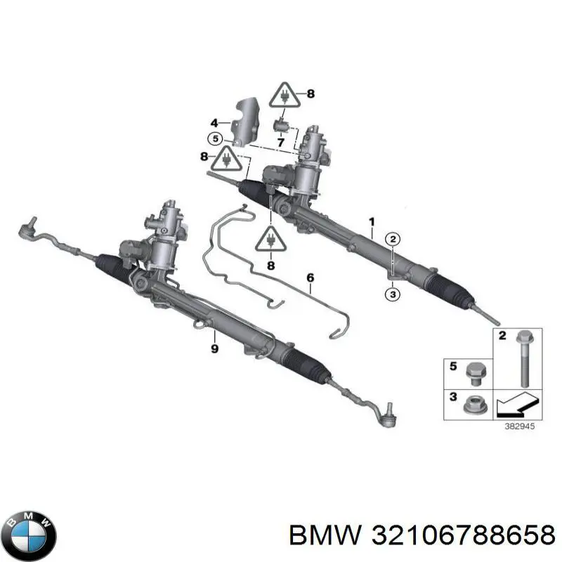 Клапан MPL рулевой рейки BMW 32106788658