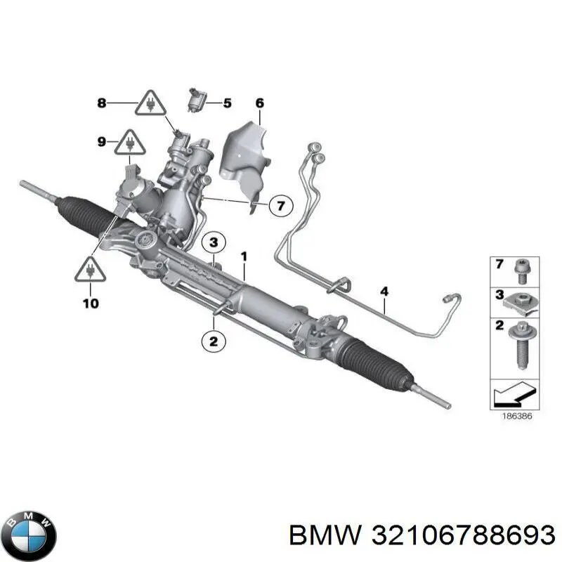 Рулевая рейка KS00001017 Bosch