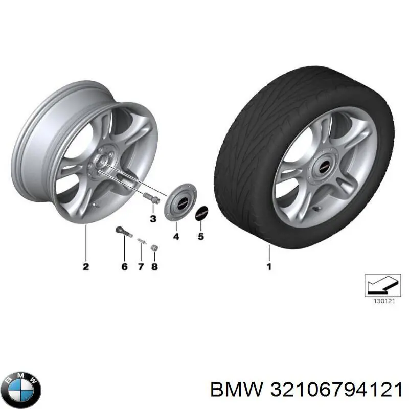  BMW 32106794121 цена, от 335.93 USD