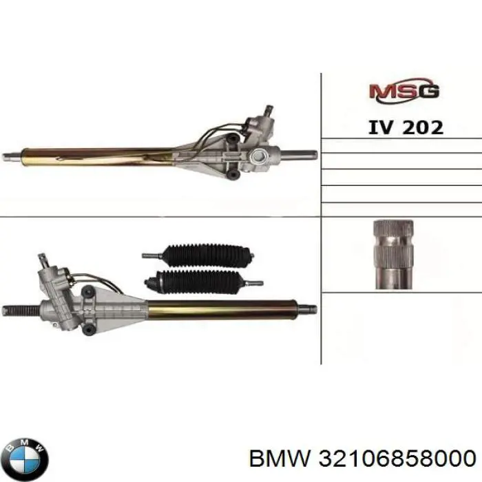 Рейка рулевая BMW 32106858000