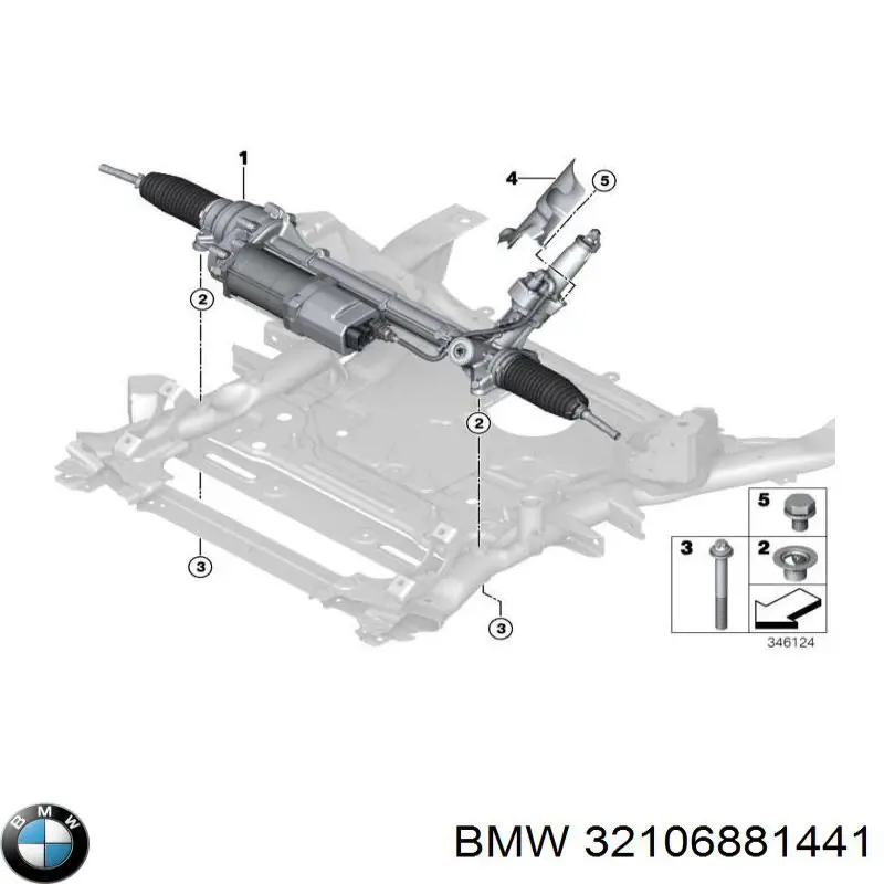 Рулевая рейка на BMW X6 F16
