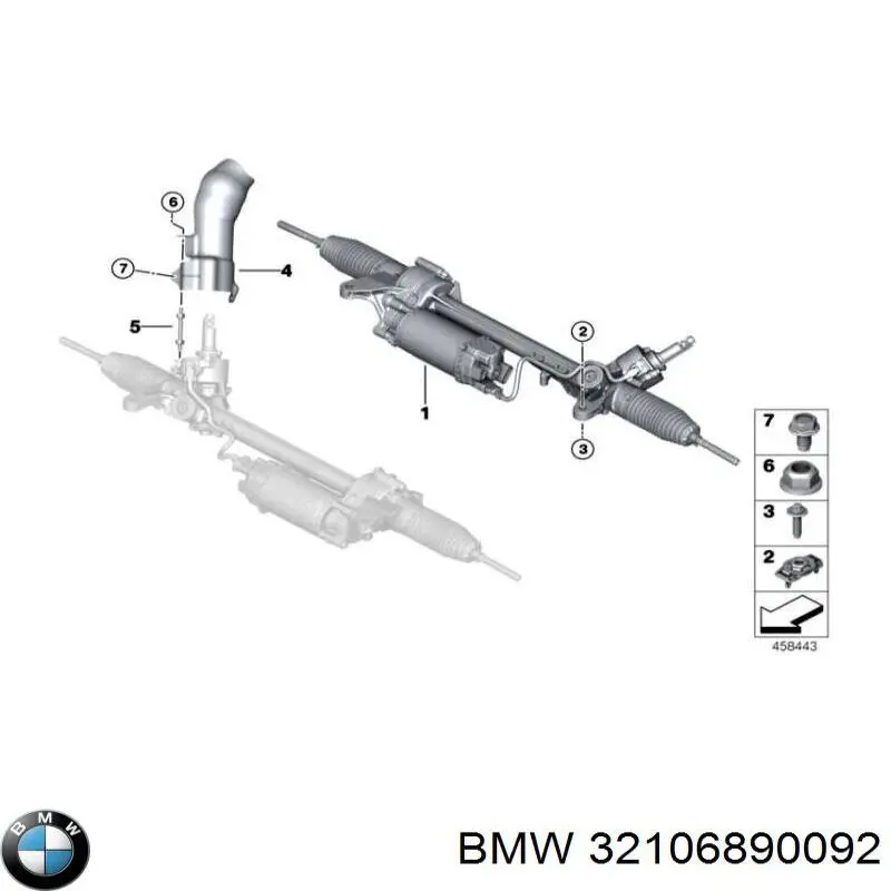 Купить BW412NLA2R MSG Рулевая рейка