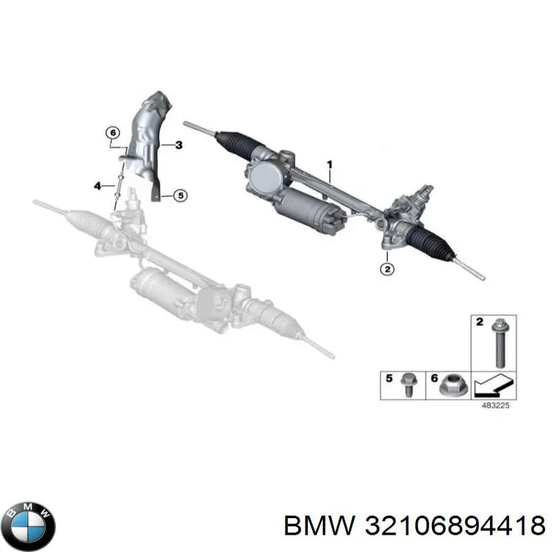 Рулевая рейка ATGE43861RB ATG