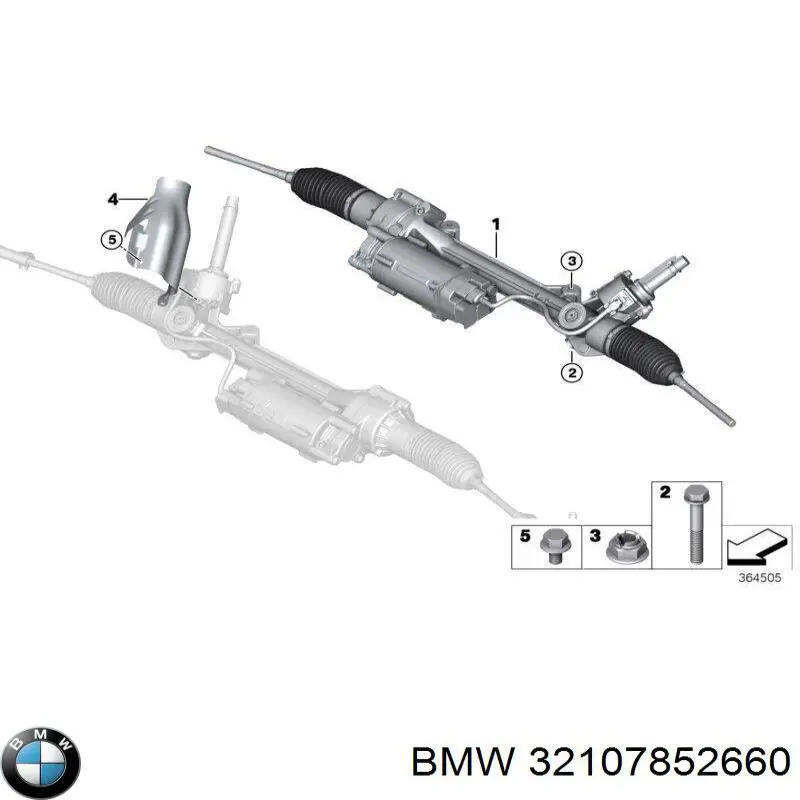 Купить BW410SLR0R MSG Рулевая рейка