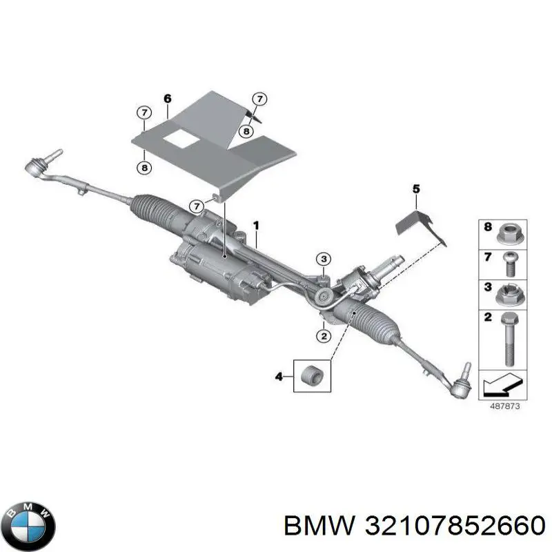 Купить 8099561 BMW Рулевая рейка