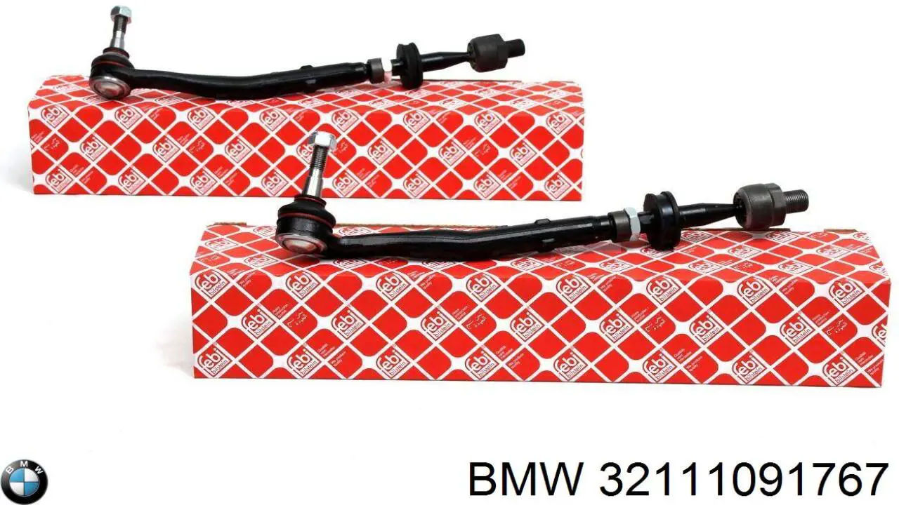 Тяга рулевая в сборе левая 32111091767 BMW