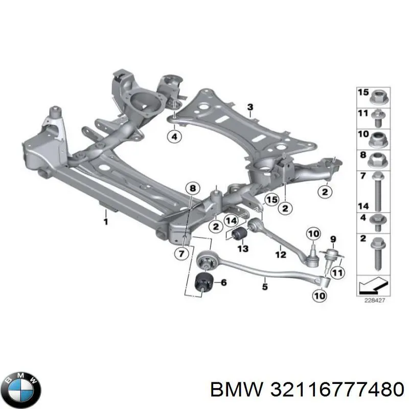 32116777480 BMW bucha de centragem da junta universal