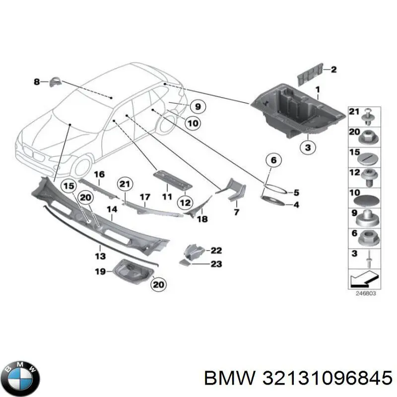  BMW 32131096845 цена, от 50.68 USD