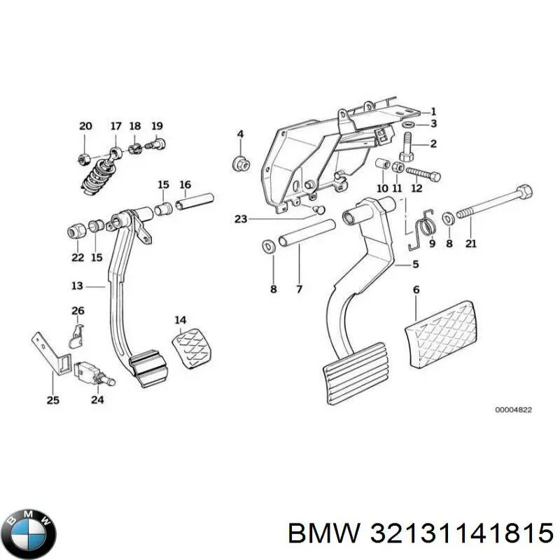 Механизм рулевой (редуктор) BMW 32131141815