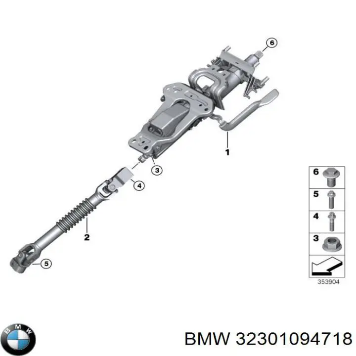 Болт головки блока цилиндров (ГБЦ) BMW 32301094718