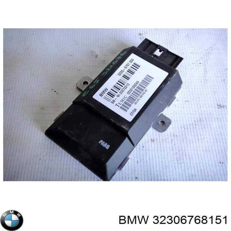 Электронный модуль рулевой колонки 32306768151 BMW