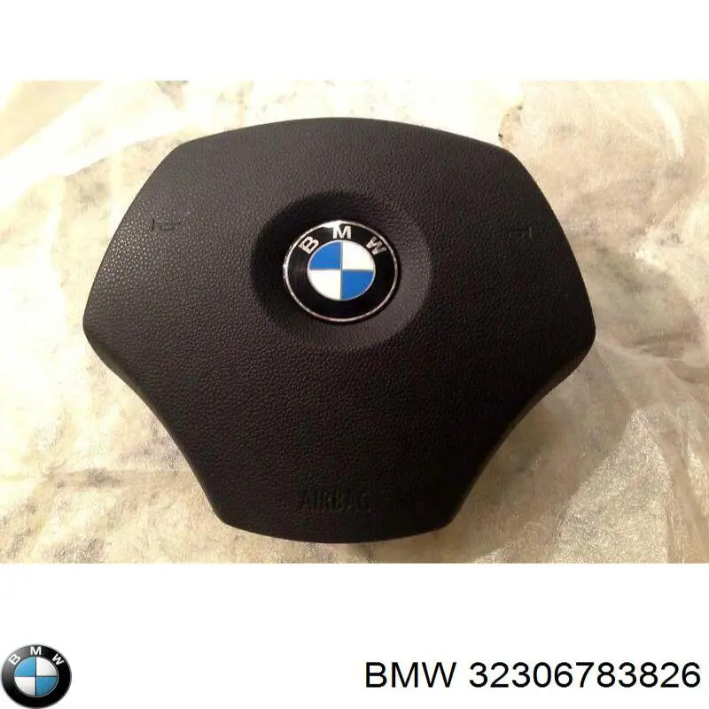 Подушка безопасности водителя 32306783826 BMW